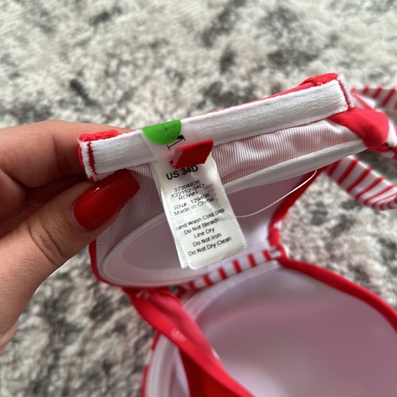 Red Bikini Top - Picture 5 of 5